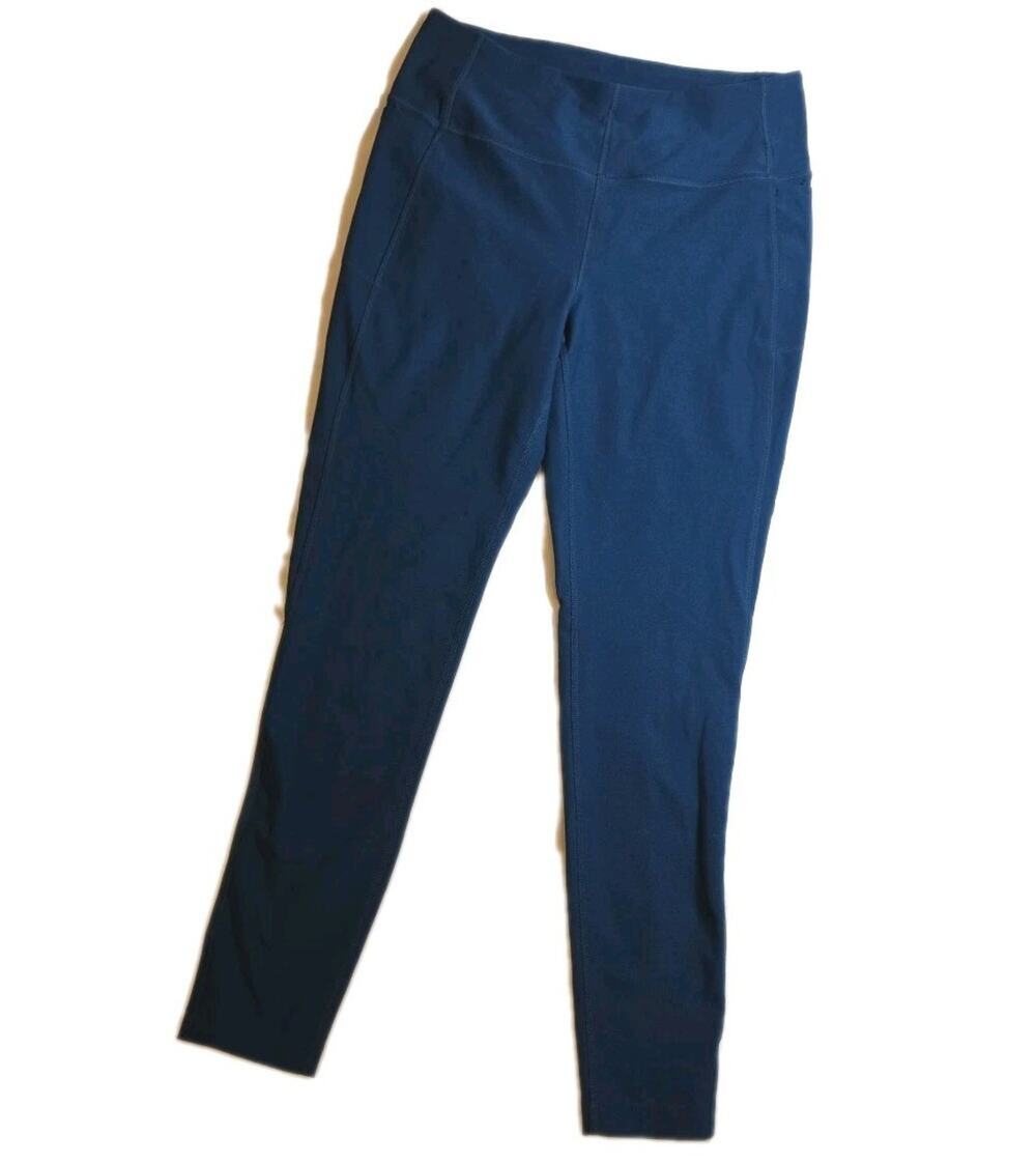 Mondetta Performance Sculpt Leggings Women’s Medium Blue High-Rise Yoga Pants